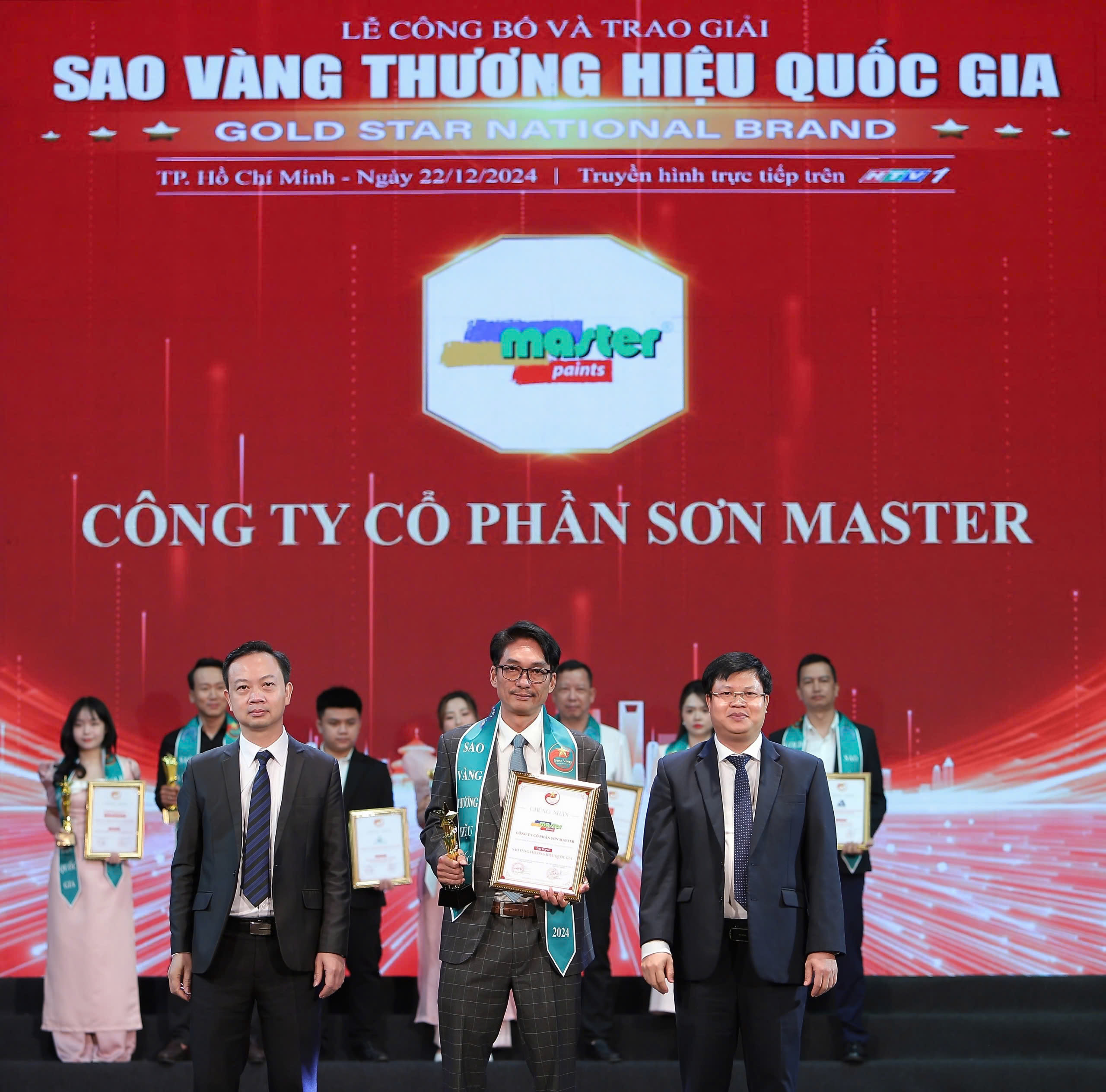 Công ty cổ phần Sơn MASTER vinh dự đạt TOP 10 - Sao Vàng Thương Hiệu Quốc Gia